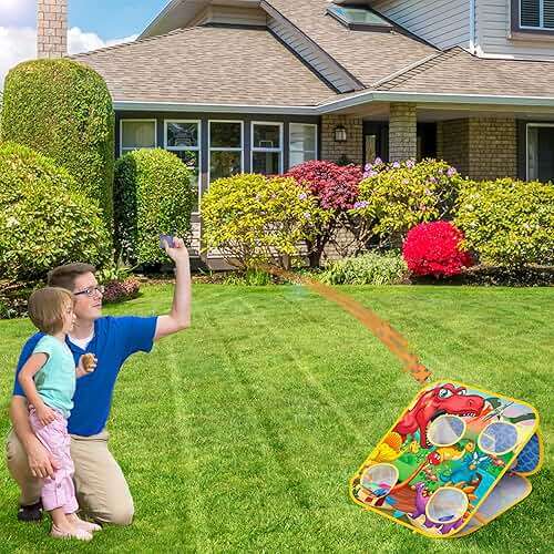 Bean Bag Toss Game for Kids - Cornhole Board Outdoor Toys for Toddlers -Party Activities Carnival Outside Yard Backyard Beach Lawn Games Toy for Kid Boys Girls Age 3 4 5 6 7 8 Year Old Birthday Gifts - Image 8