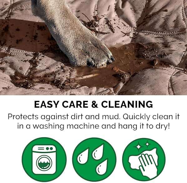 Furhaven Waterproof & Non-Slip King Size Mattress Cover Protector for Dogs & Cats, Washable, For Beds, Couches, & Car Seats - Quilted Twill Blanket Mattress Cover - Brownstone, Jumbo/King Size - Image 11