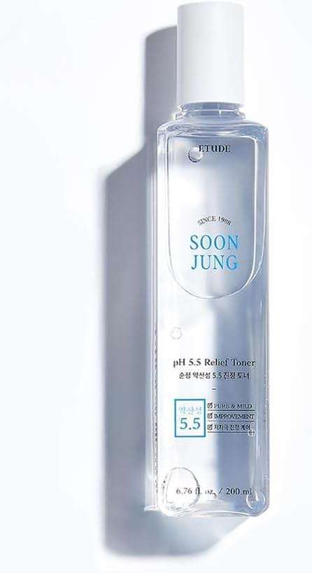 ETUDE SoonJung pH5.5 Relief Toner, Hydrating Toner for Sensitive Skin, Vegan Face Toner, Panthenol, Madecassoside, Moisturizer, Korean Skin Care, Korean Toner, Beauty (6.76 Fl Oz) - Image 7