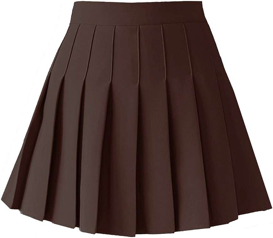 ZHANCHTONG Women's High Waist A-Line Pleated Mini Skirt Short Tennis Skirt - Image 1