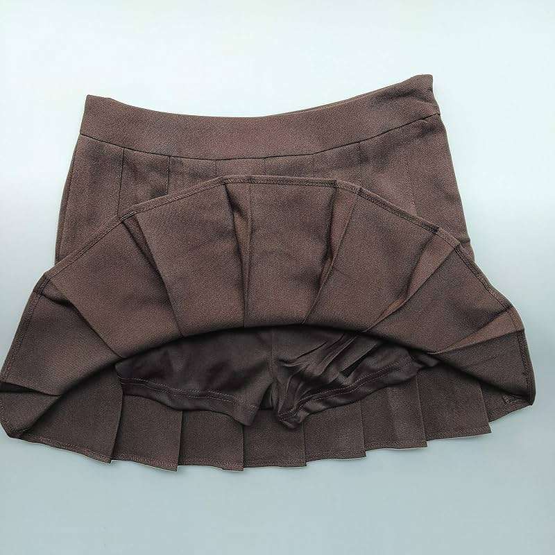 ZHANCHTONG Women's High Waist A-Line Pleated Mini Skirt Short Tennis Skirt - Image 2