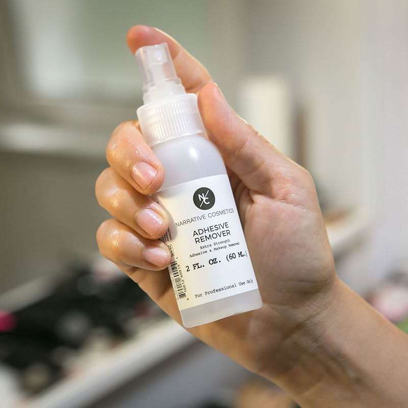 Narrative Cosmetics Adhesive Remover, Extra Strength Professional Adhesive Glue & Makeup Remover for SFX Prosthetics, 2 Fl. Oz. - Image 9