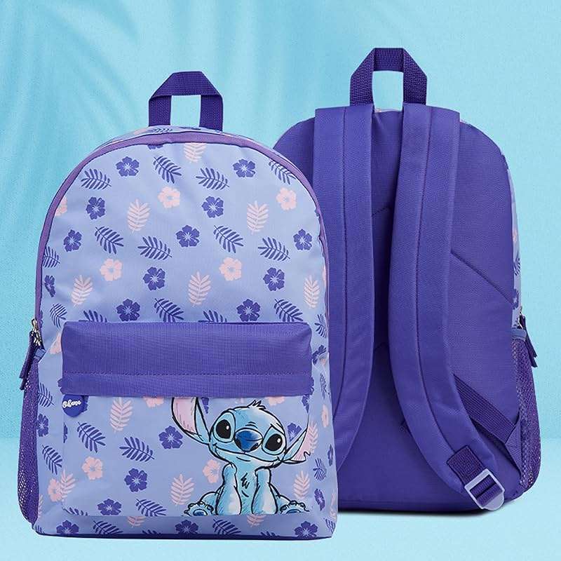 Disney Stitch Backpack for Girls Teens School Bag Kids Book Bag School Supplies Gifts (Purple) - Image 2