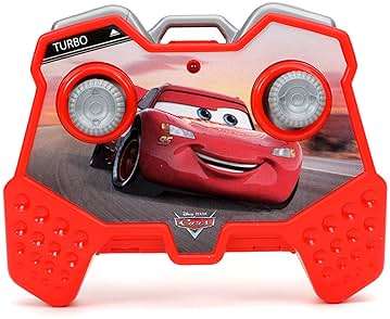 Jada Toys Pixar Cars 1:24 Lightning McQueen RC Remote Control Car 2.4 GHz Red Toys for Kids - Image 7