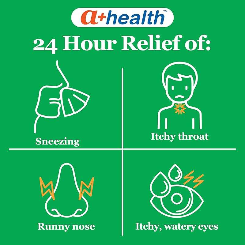 A+Health Cetirizine HCl 10mg Tablets, 24 Hour Allergy, Antihistamine, Indoor & Outdoor Allergies, Relief from Sneezing, Itchy Throat, Watery Eyes, 400 Count - Image 2