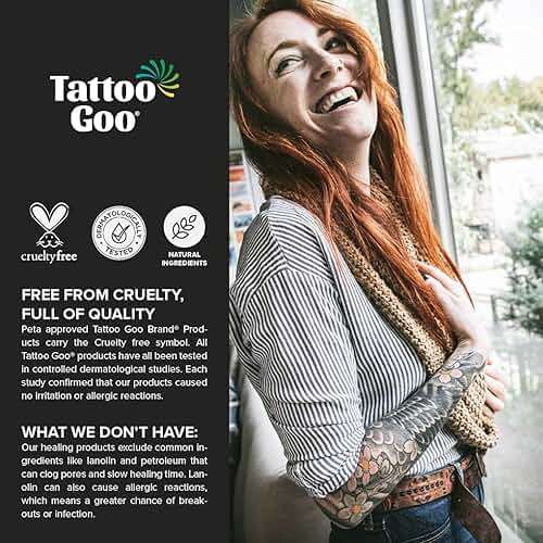 Tattoo Goo Tattoo Aftercare Kit, 3 Piece Set, Includes Antimicrobial Soap, Tattoo Balm & Healing Lotion, Main Vibrant Color & Glow, Complete Kit for Fresh Ink, Ongoing Ink Maintenance & Piercing Care - Image 7