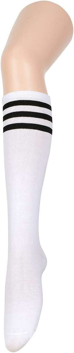 Century Star Knee High Striped Socks for Women - Long Thin Tube Sports Thigh High Socks Tall Stockings - Image 4