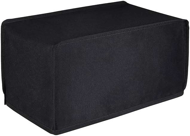PlayVital Black Nylon Horizontal Dust Cover for Xbox Series X Console, Soft Neat Lining Dust Guard, Anti Scratch Waterproof Cover Sleeve for Xbox Series X Console - Image 6