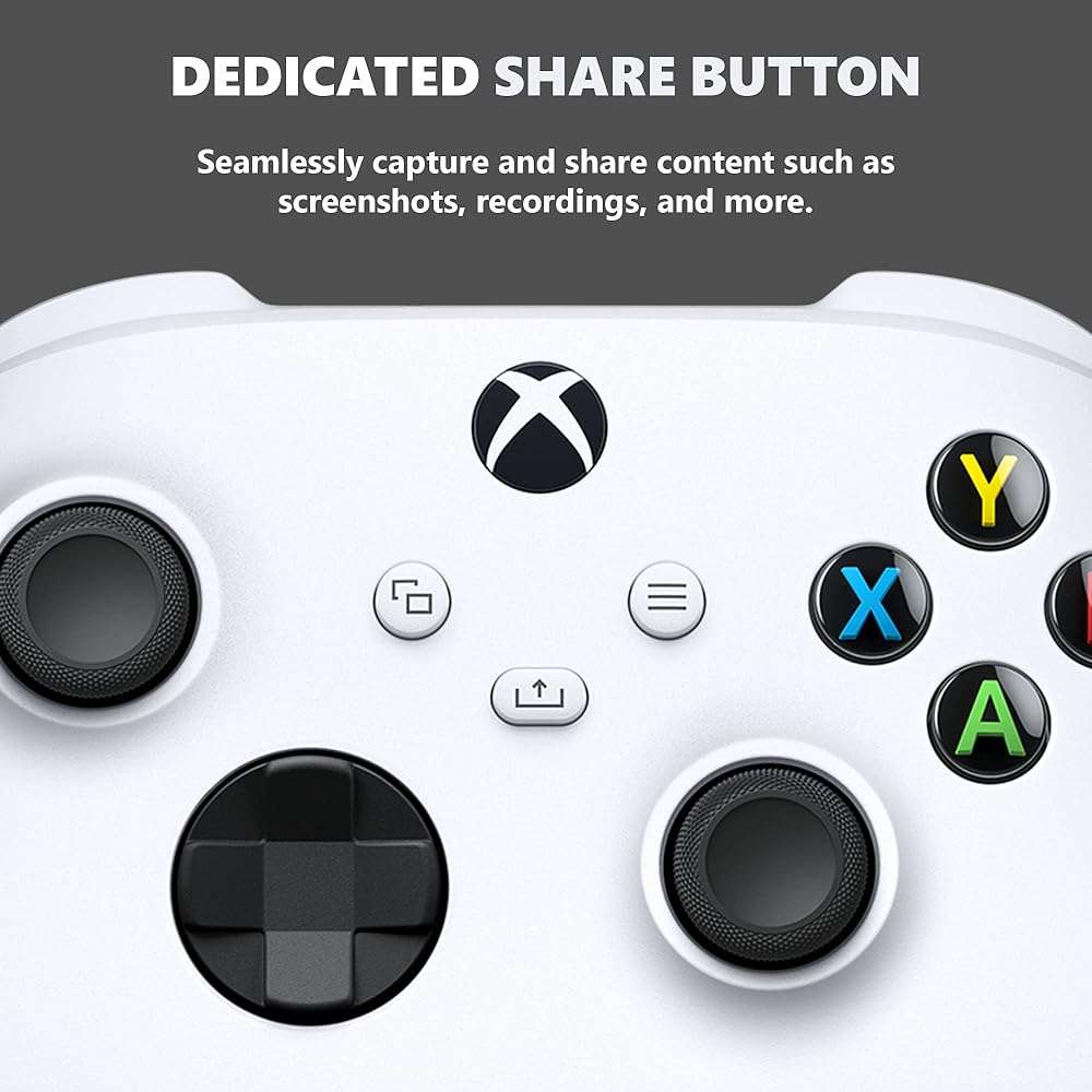 Microsoft Controller for Series X/S, & Xbox One (Latest Model) - Robot White (Renewed) - Image 5