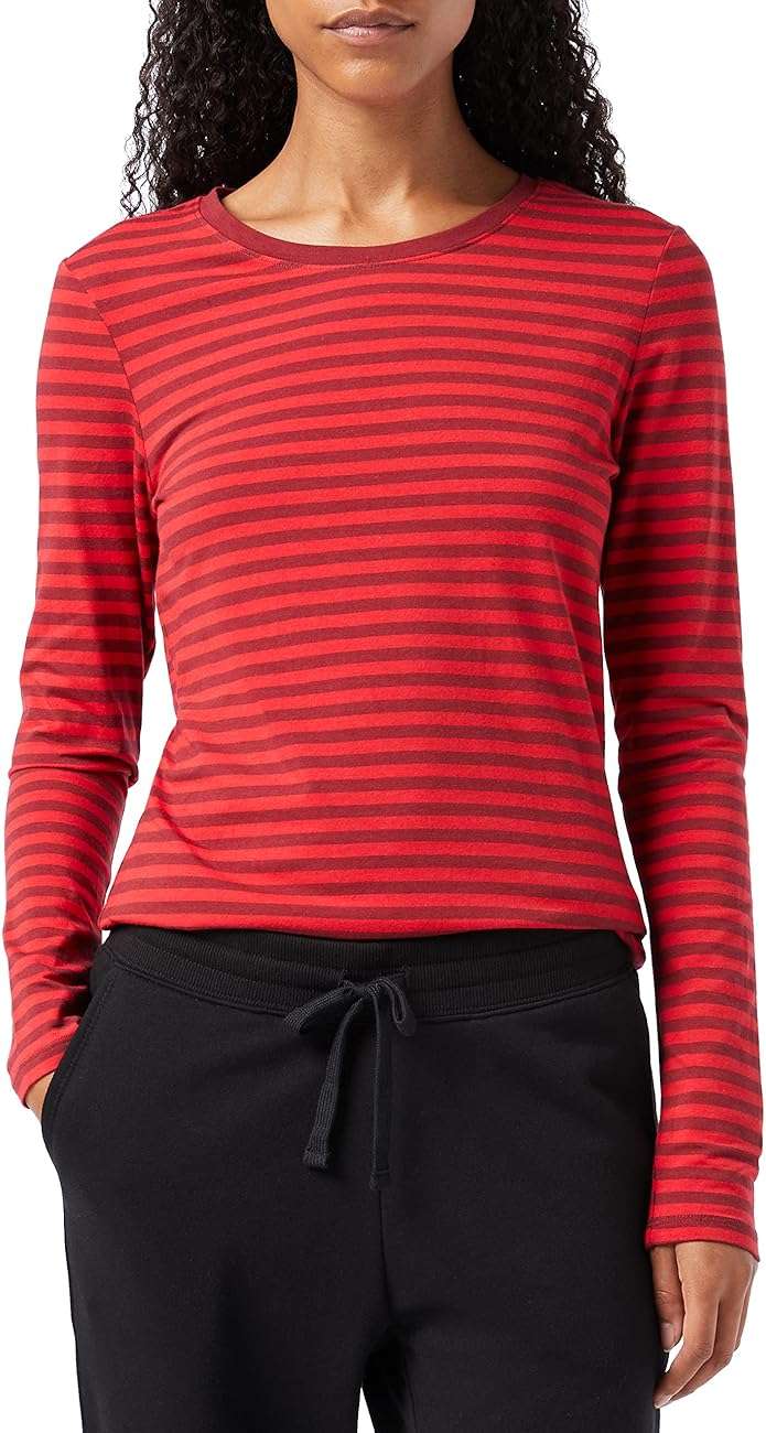 Amazon Essentials Women's Regular-Fit Long-Sleeve Crewneck T-Shirt (Available in Plus Size) - Image 1