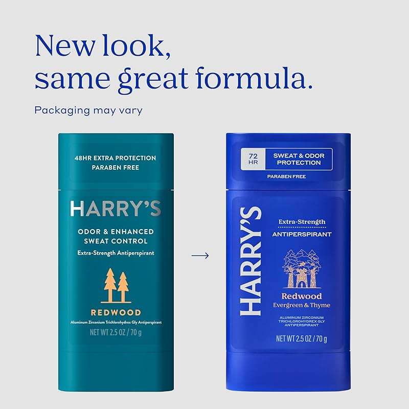 Harry's Extra-Strength Antiperspirant Deodorant, Sweat & Odor Control Antiperspirant for Men, Redwood, 2.5 oz Pack of 3 - Image 3