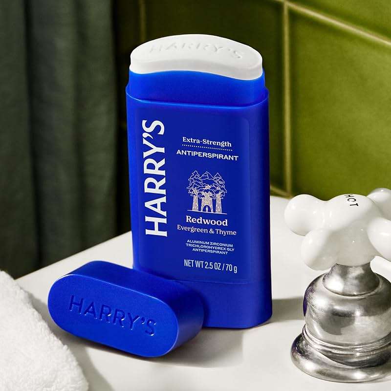 Harry's Extra-Strength Antiperspirant Deodorant, Sweat & Odor Control Antiperspirant for Men, Redwood, 2.5 oz Pack of 3 - Image 4