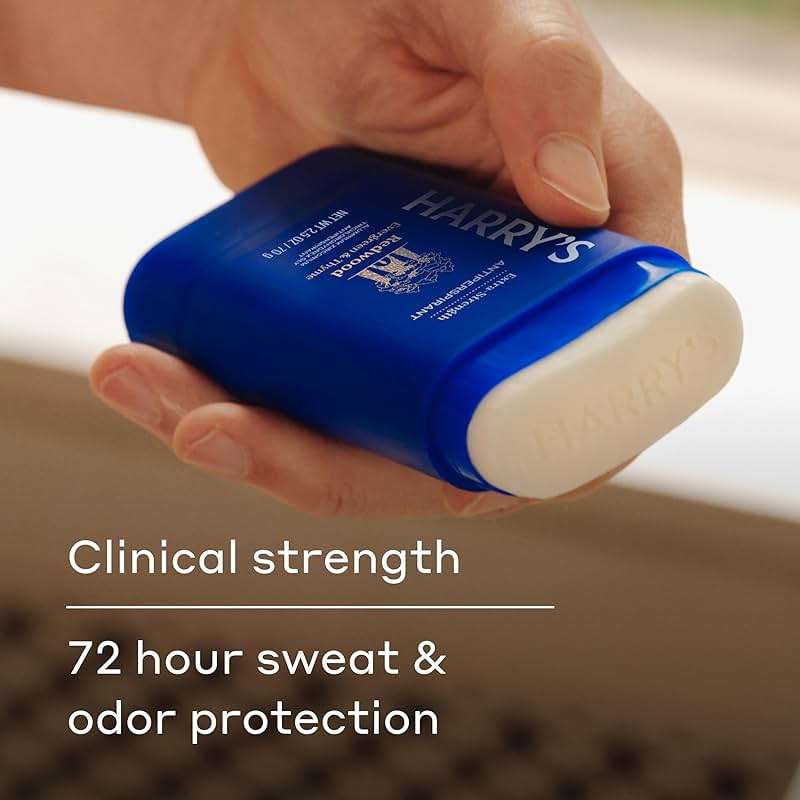 Harry's Extra-Strength Antiperspirant Deodorant, Sweat & Odor Control Antiperspirant for Men, Redwood, 2.5 oz Pack of 3 - Image 5