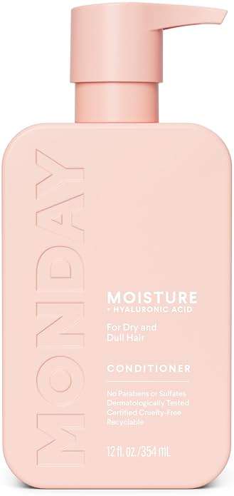 MONDAY HAIRCARE MOISTURE Conditioner with Hyaluronic Acid, Coconut Oil & Shea Butter for Dry & Dull Hair 354 mL - Image 1