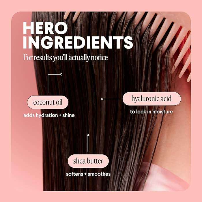 MONDAY HAIRCARE MOISTURE Conditioner with Hyaluronic Acid, Coconut Oil & Shea Butter for Dry & Dull Hair 354 mL - Image 4