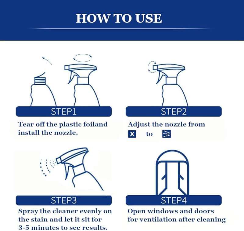 APULITO Household Bathroom Shower Cleaner, Home Cleaning Gel for Wall Tile Grount Sink Kitchen - 16 Fl oz - Image 3