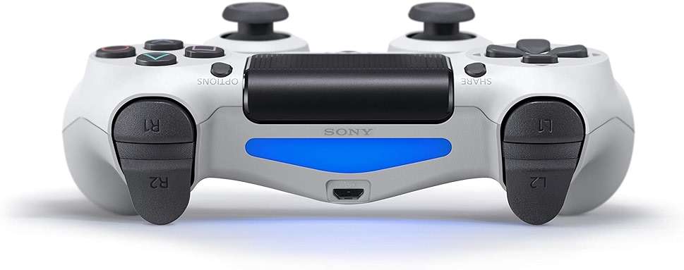 DualShock 4 Wireless Controller for PlayStation 4 - Glacier White (Renewed) - Image 4
