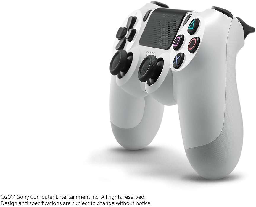DualShock 4 Wireless Controller for PlayStation 4 - Glacier White (Renewed) - Image 6