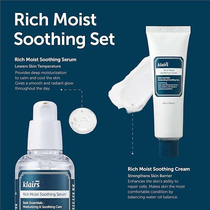 DearKlairs Rich Moist Soothing Cream | Korean Face Moisturizer for Dry&Sensitive Skin with Ceramide, Centella Asiatica & Beta-Glucan, Skin Barrier Repair, 24-Hour Hydration, 2.82 Fl Oz - Image 9