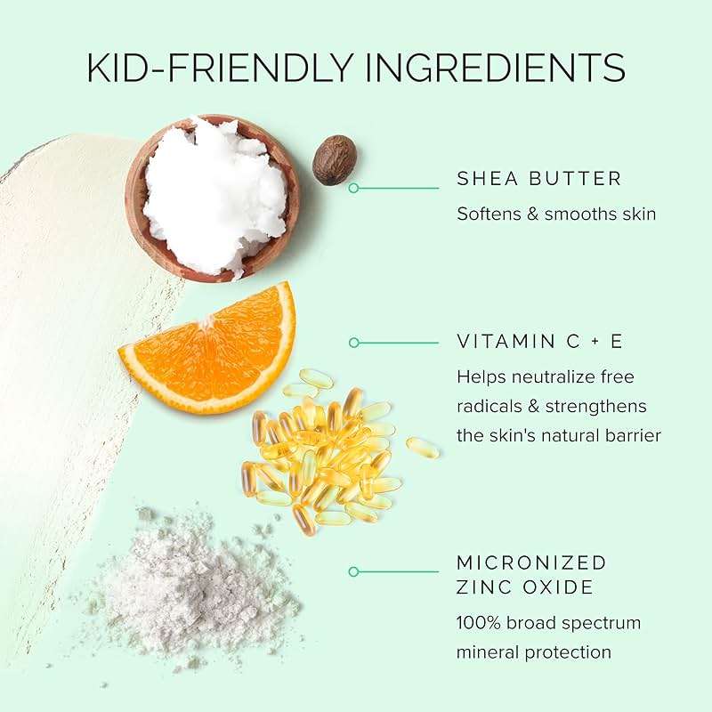 MDSolarSciences Mineral KidStick SPF 40 | Gentle Sunscreen Stick for Kids | Zinc Oxide, Vitamins C & E | Easy Glide On, Broad-Spectrum, Fragrance-Free | Baby Registry Essential | 0.6 oz - Image 3