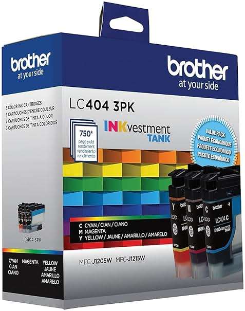 Brother LC4043PKS of Standard Yield Cyan, Magenta and Yellow -Ink -Cartridges(Pack of 3) - Image 4