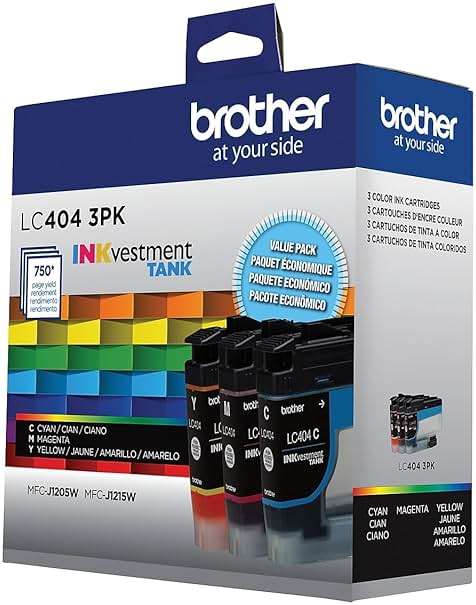 Brother LC4043PKS of Standard Yield Cyan, Magenta and Yellow -Ink -Cartridges(Pack of 3) - Image 5