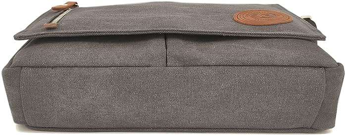 Sechunk Canvas Small Messenger Bag Vintage Shoulder bag Everyday Purse Crossbody bag for men women - Image 4