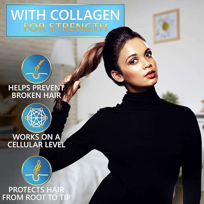 Biotin Shampoo and Conditioner Set with Castor Oil - Sulfate Free Formula to Boost Volume for Thinning Hair - Thickening Ingredients for Men and Women - Volumizing Salon Grade Treatment with Rosemary - Image 4