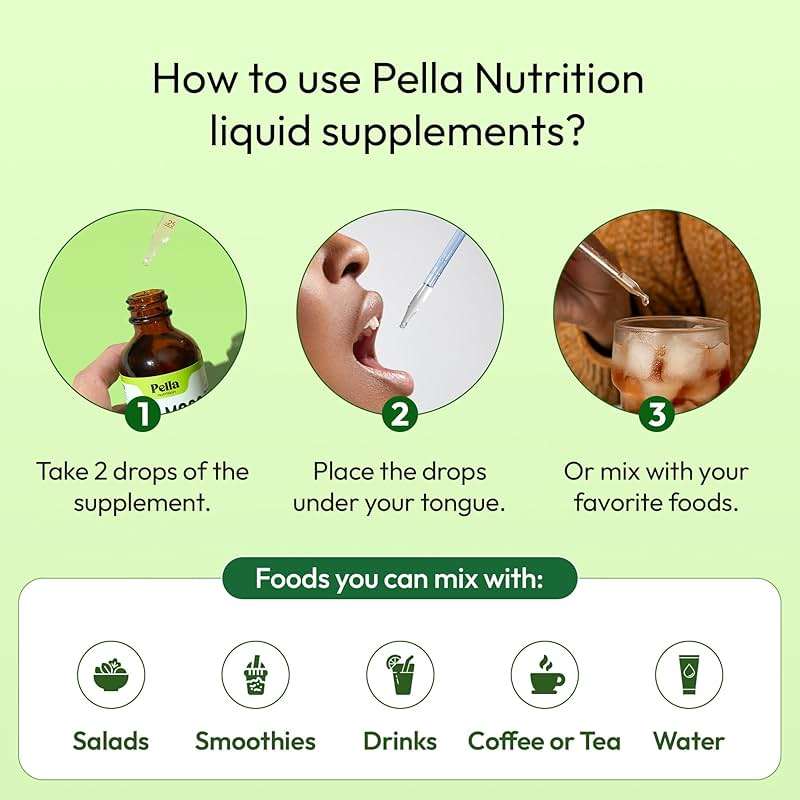 Pella Nutrition Sea Moss Drops with Bladderwrack – 4X Faster Absorption Than Irish Sea Moss Gel Superfood, Gummies, and Capsules – Digestive & Immune Support Supplement (Strawberry Lime, 60mL) - Image 8