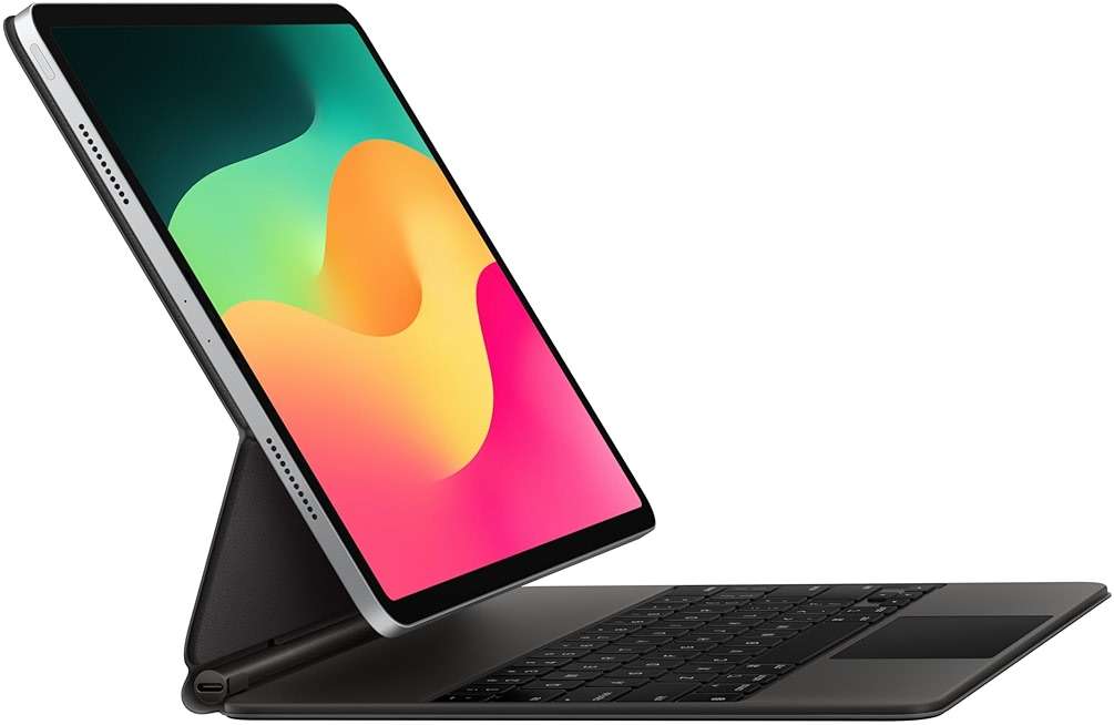 Apple Magic Keyboard: iPad Keyboard and case for iPad Pro 12.9 inch (3rd, 4th, 5th and 6th gen) and iPad Air (M2), Great Typing Experience, Built-in trackpad, US English - Black - Image 3