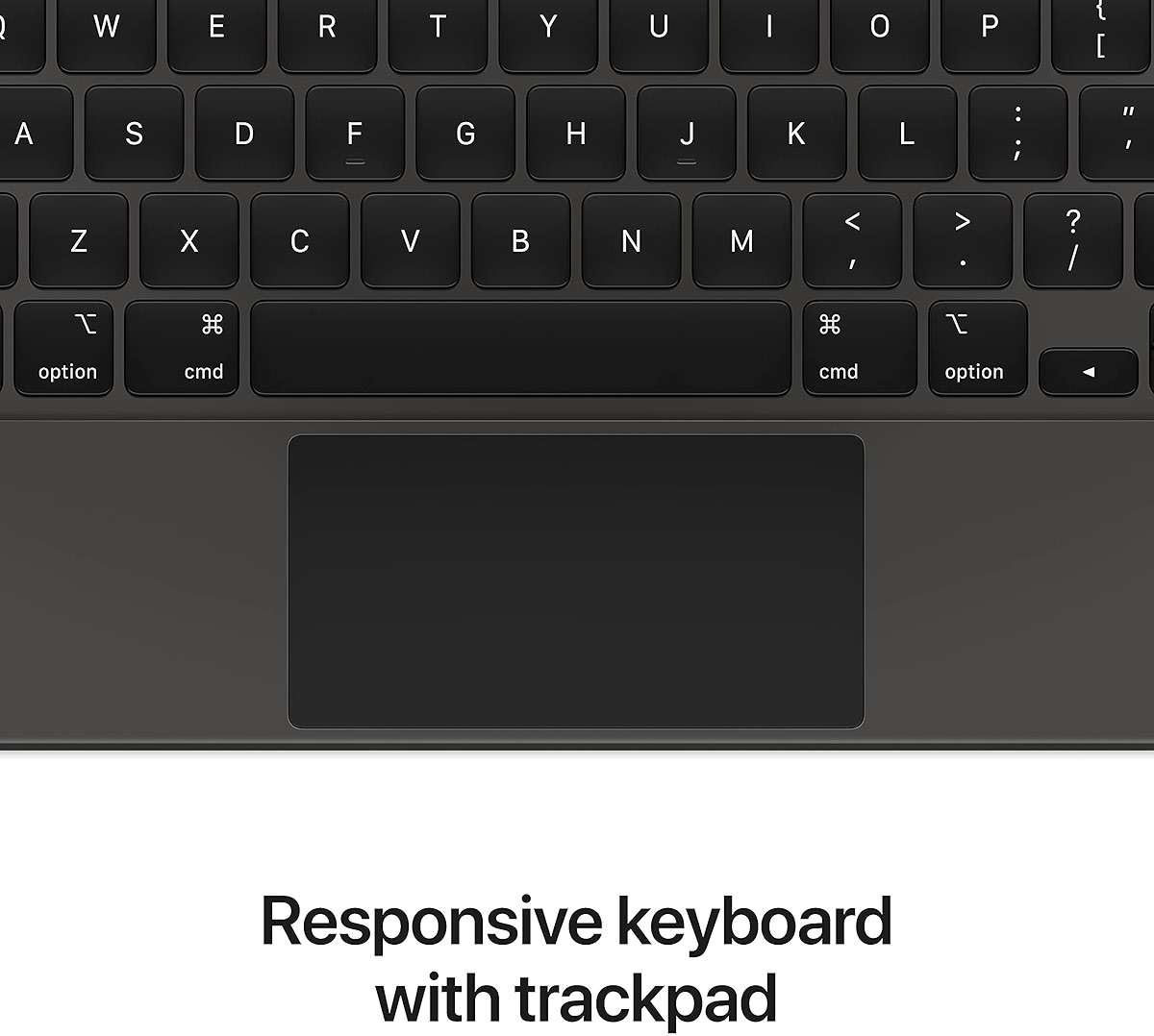 Apple Magic Keyboard: iPad Keyboard and case for iPad Pro 12.9 inch (3rd, 4th, 5th and 6th gen) and iPad Air (M2), Great Typing Experience, Built-in trackpad, US English - Black - Image 5