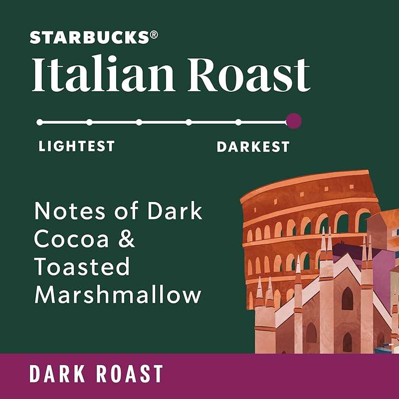 Starbucks Ground Coffee, Dark Roast Coffee, Italian Roast, 100% Arabica, 1 bag (18 oz) - Image 2