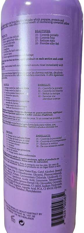 Oligo Professionnel - Blacklight 18-In-1 - Hair Beautifier - Anti Frizz - Leave-in Conditioner - Optimal Hydratation - Argan Oil - Vegan Ingredients - 11 Amino Acids & Moisturizing Formula - 8.5oz - Image 5