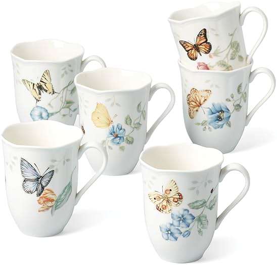 Lenox 892798 Butterfly Meadow 6-Piece Mug Set - Image 2