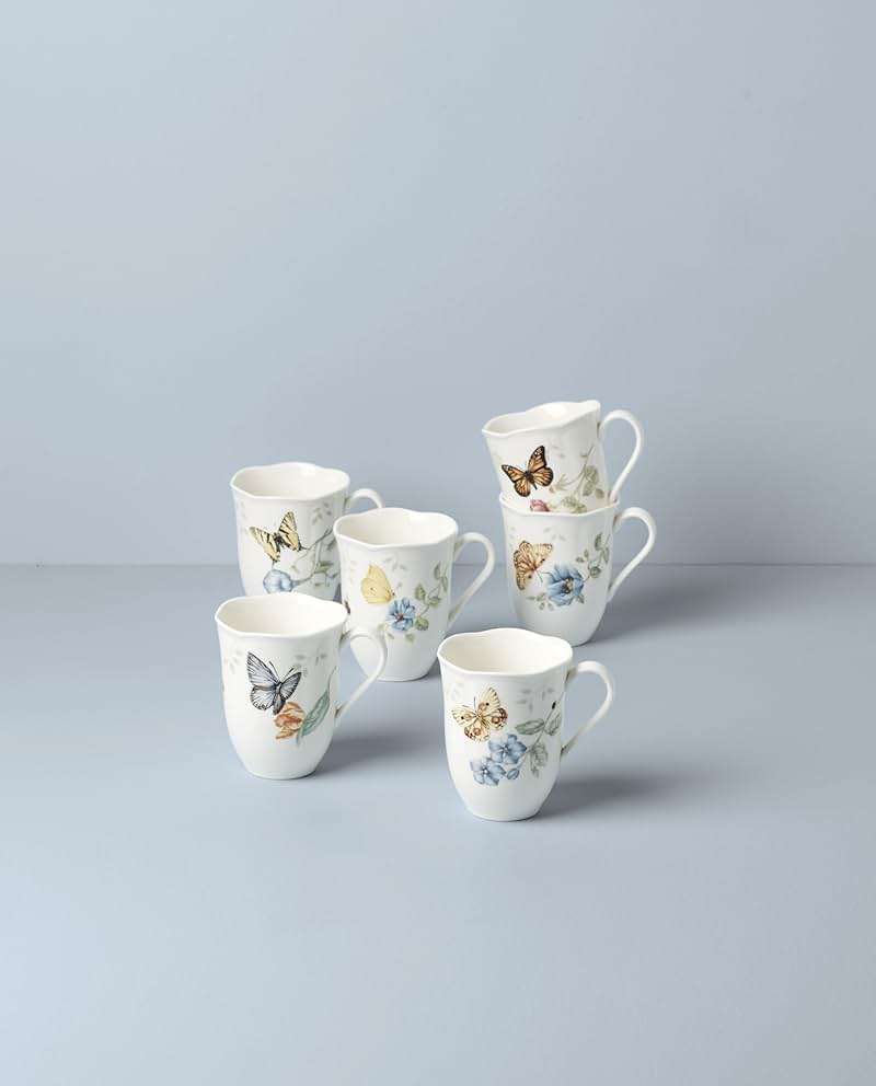 Lenox 892798 Butterfly Meadow 6-Piece Mug Set - Image 3