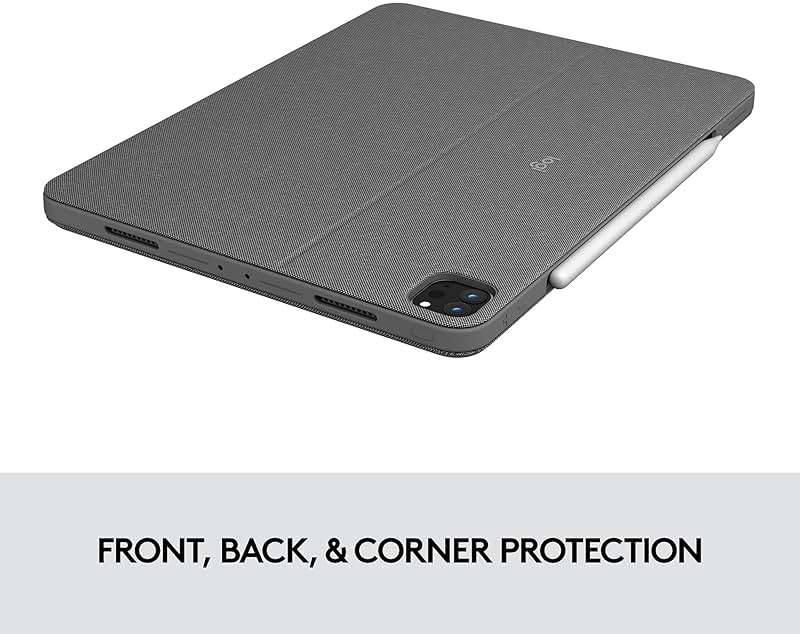 Logitech Combo Touch iPad Pro 11-inch (1st, 2nd, 3rd, 4th gen - 2018, 2020, 2021, 2022) Keyboard Case - Detachable Backlit Keyboard, Click-Anywhere Trackpad - Oxford Gray; USA Layout - Image 3