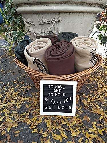 50x60 Throw Blankets, Ultra Soft Hypoallergenic Fleece Fall Throw Blanket for Livingroom, Couch, Chair, Bed, Brown - Image 6
