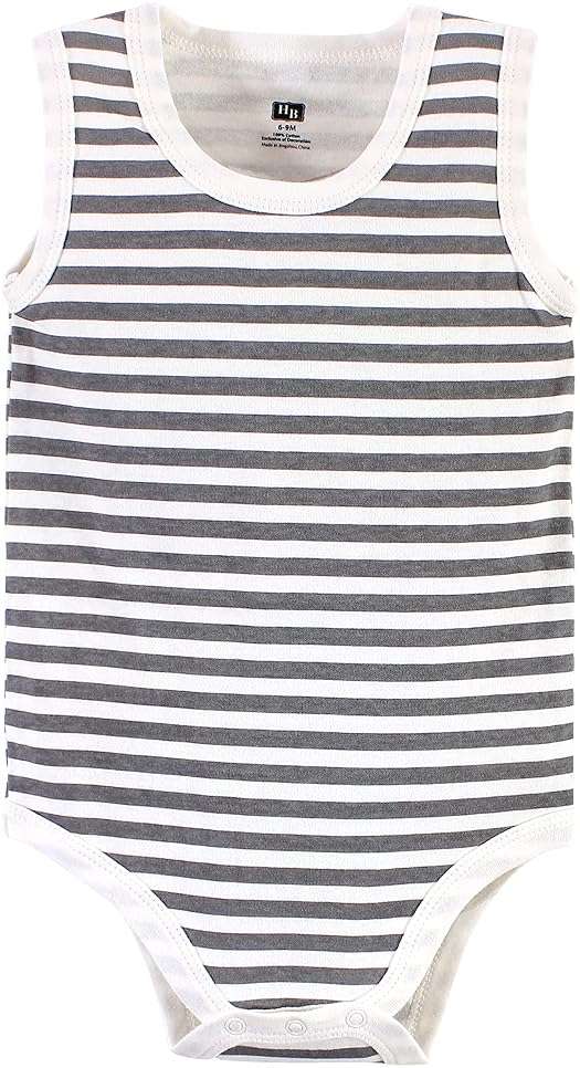 Hudson Baby Unisex Baby Cotton Sleeveless Bodysuits - Image 5