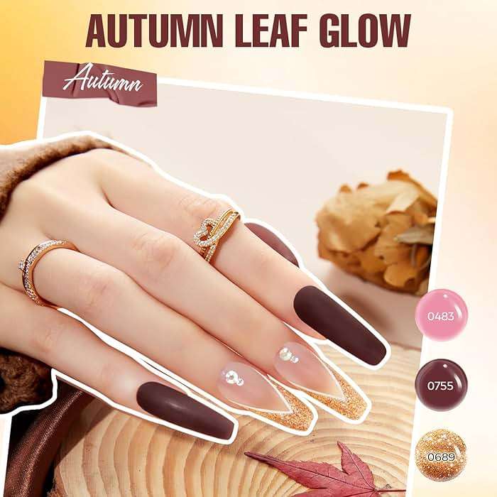 MEFA Gel Nail Polish Kit with U V Light, 32 Colors All Seasons Soak Off Gel Polish Nail Set with Matte/Glossy Glitter Base Top Coat Manicure Tools Nails DIY Decorations Gifts for Women - Image 5