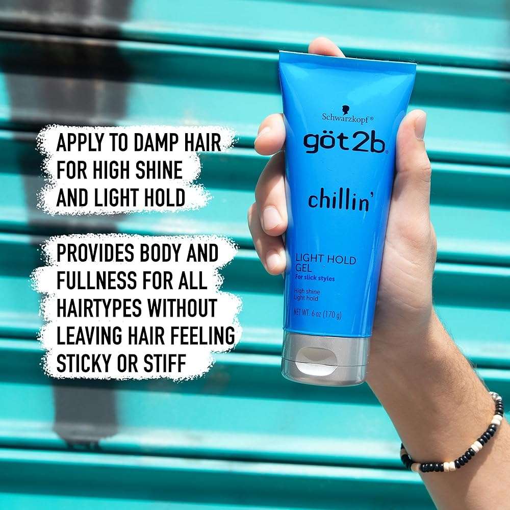 Schwarzkopf Got 2B Chillin Gel Light Hold 6 Ounce - Image 4