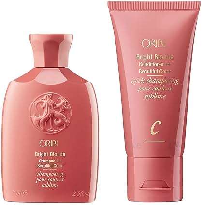 Oribe Bright Blonde Shampoo and Conditioner for Beautiful Color Travel Bundle - Image 1