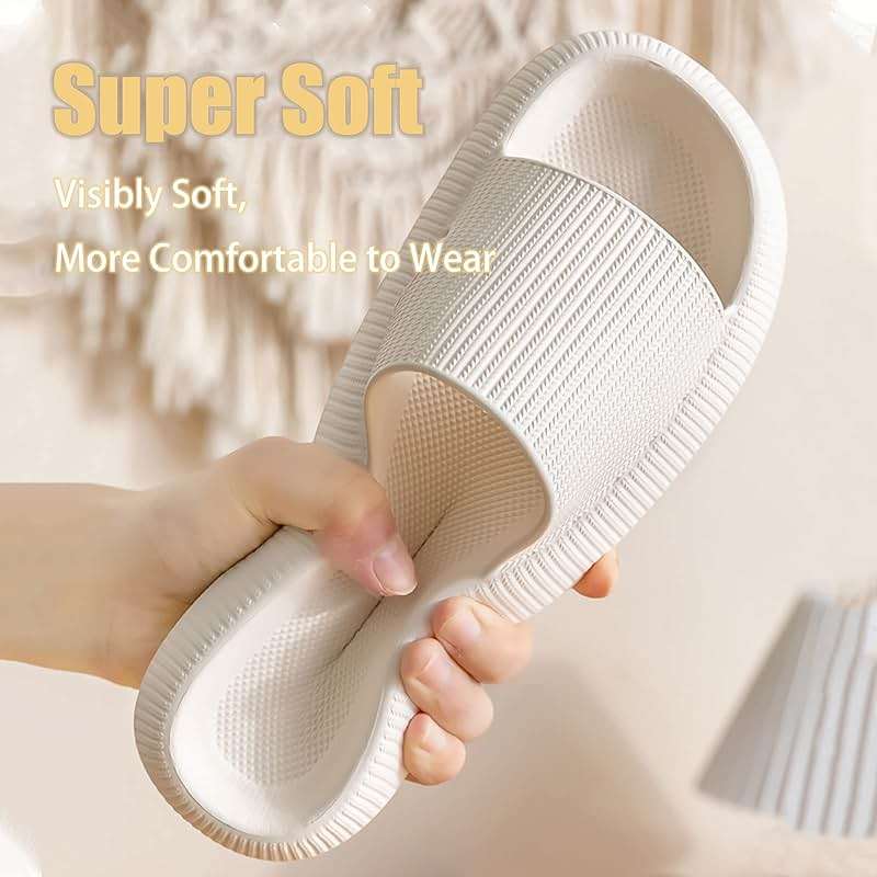 rosyclo Cloud Slippers for Women and Men, Pillow House Slippers Shower Shoes Indoor Slides Bathroom Sandals, Ultimate Comfort, Lightweight, Thick Sole, Non-Slip, Easy to Clean - Image 3