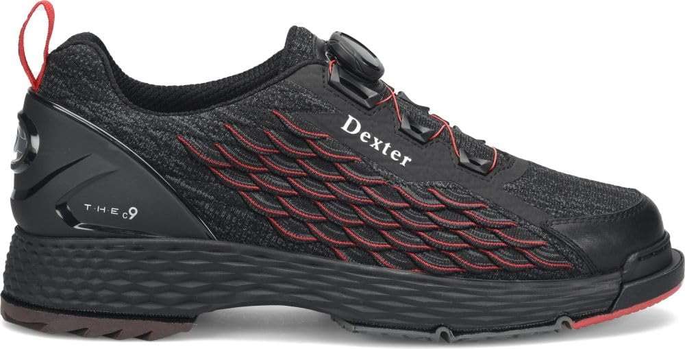 Dexter Men's THE C9 Knit BOA Bowling Shoes - Available in Medium and Wide Width - Interchangeable Slide Soles and Heels - Made for Both Left and Right Handed Bowlers - Image 3