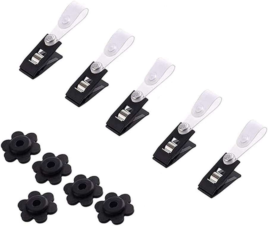 DongAi Garden Flag Rubber Stopper and Adjustable Windproof Garden Flag Clip. Advanced Lawn Flag Stopper and Yard Flag Clip, Pack of 10 - Image 1