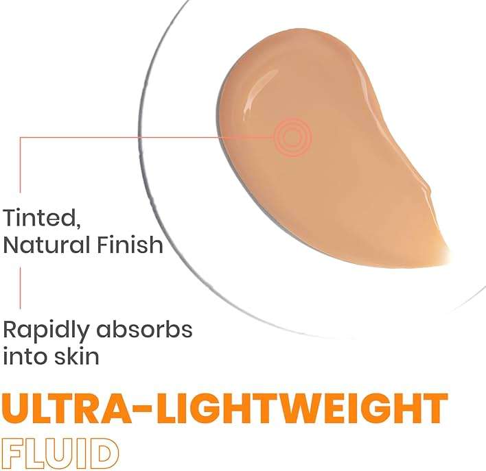 Avène Mineral Sunscreen Multi-Defense Fluid Tinted SPF 50+, Clean Formula Sunscreen for Sensitive Skin, Reef Friendly, Tint, Non-Whitening, Antioxidant Protection, 1.3 Fl Oz - Image 3