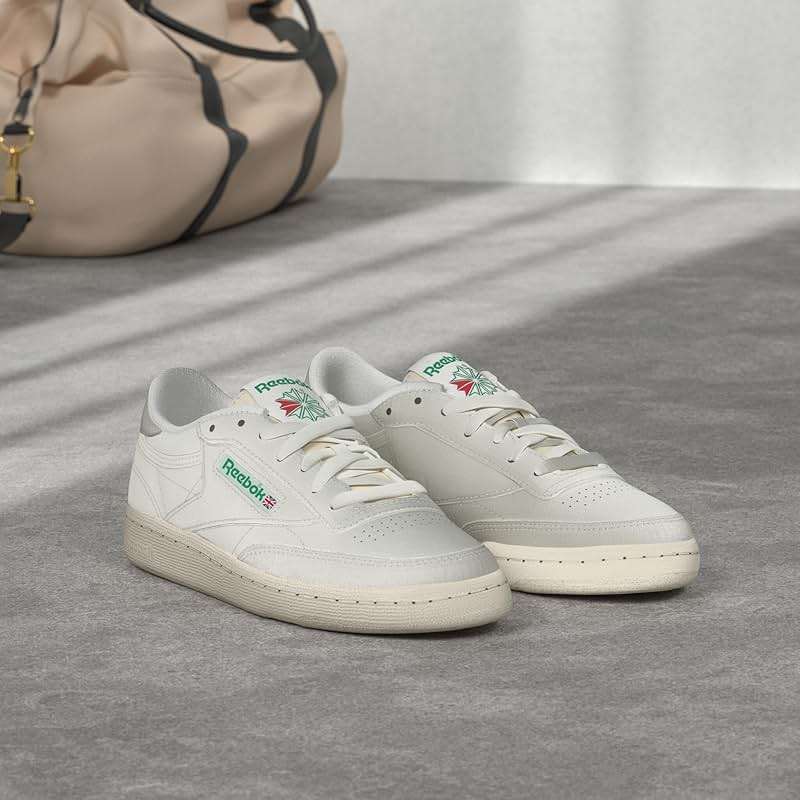 Reebok Club C 85 Vintage Tennis Sneakers for Women, Casual White Womens Shoes, Size 5 to 11 - Image 2