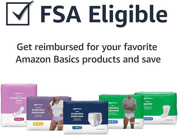 Amazon Basics Postpartum Incontinence Underwear for Women, Maximum Absorbency, Fresh Protection, Leak Protection, Odor Guard, Soft Comfortable Fit, Disposable, X-Large, Lavender, 16 Count - Image 6