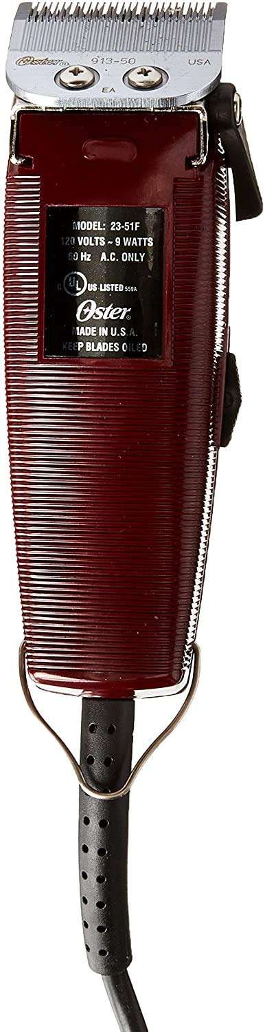 Oster Fast Feed Adjustable Pivot Motor Clipper 76023-510 with 8 Piece Guide Comb Set and Neck Duster - Image 3