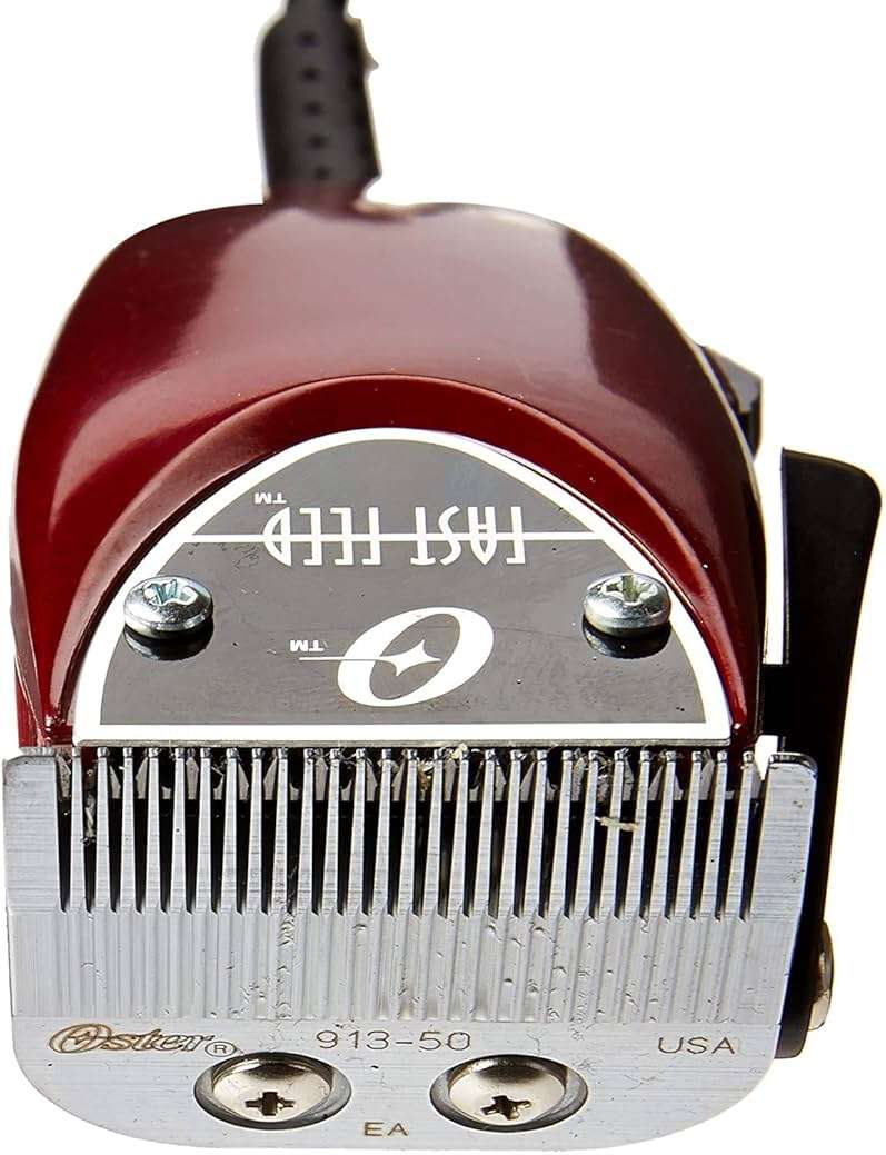 Oster Fast Feed Adjustable Pivot Motor Clipper 76023-510 with 8 Piece Guide Comb Set and Neck Duster - Image 5