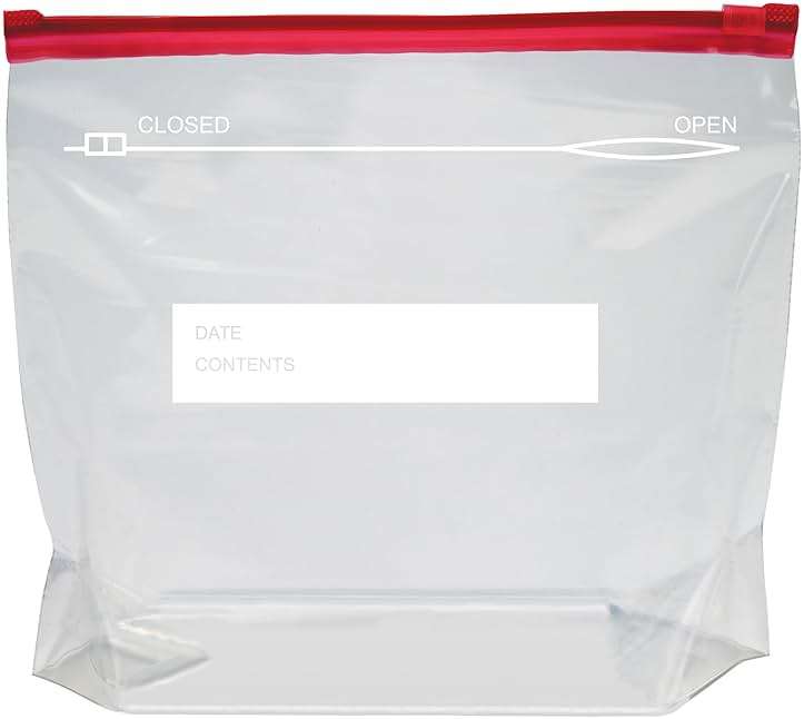 Amazon Basics Slider Gallon Food Storage Bags, BPA Free, Stand-Up Bottom, Easy to Fill, 90 Count - Image 4